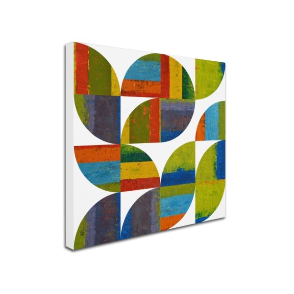 Michelle Calkins 'Quarter Rounds 3.0' Canvas Art,35x35